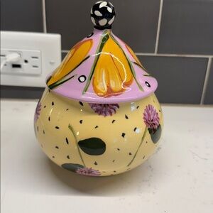 Droll Designs floral Large Sugar Bowl